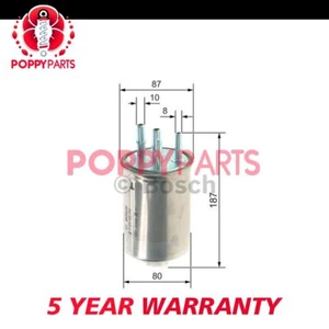 Fits Jaguar XF 2009-2015 XJ 2009-2019 3.0 D + Other Models Fuel Filter Poppy - Picture 1 of 10