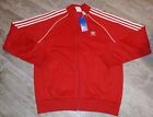 adidas Classics Superstar Track Top CW1257 rouge vif pour hommes taille grande