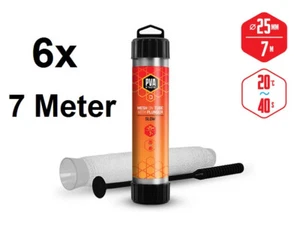 PVA Mesh Netz - 42 Meter Set Tube in 25mm inkl Stopfer PVA Beutel Karpfen Futter - Bild 1 von 1