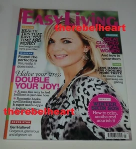 GERI HALLIWELL SPICE GIRLS Easy Living 2011 UK Magazine INTERVIEW & PROMO PHOTOS - Picture 1 of 1
