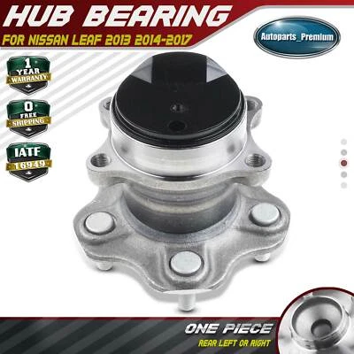 Cubo de roda traseira esquerda ou direita e conjunto de rolamento para Nissan Leaf 2013 2014-2017 - Imagem 1 de 4