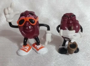 California Raisins Figuren Vintage 1987 Tänzerin und Saxophonistin - Bild 1 von 6