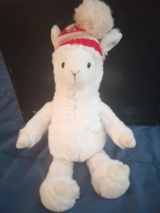 Gund Lionel das Lama 15 Zoll Plüsch mit Wintermütze Mütze weiß Tier weich - Bild 1 von 5