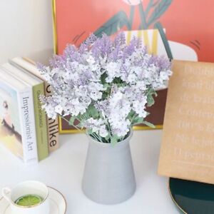 Artificial Flower Plastic Lavender Bouquet Plant Wedding Home Decoration Outdoor