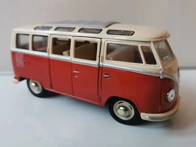 Kinsmart Volkswagen Classic Bus 1962 - Orange Scale 1/24,  KT7005 - 17cm - Image 1 of 4