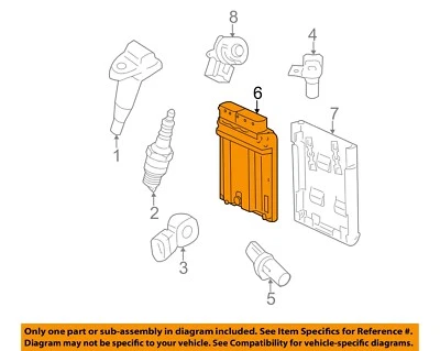 Módulo de control de motor usado (ECM) se adapta a: módulo de control electrónico Buick Regal 2011 Foto 1 de 4