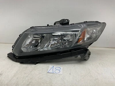 2013 2014 2015 HONDA CIVIC DRIVER SIDE HALOGEN HEADLIGHT OEM 13 14 15 - Image 1 of 4