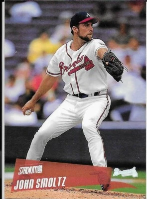 2000 Stadium Club Baseball Chrome #54 John Smoltz BRAVES HOF - Image 1 of 2