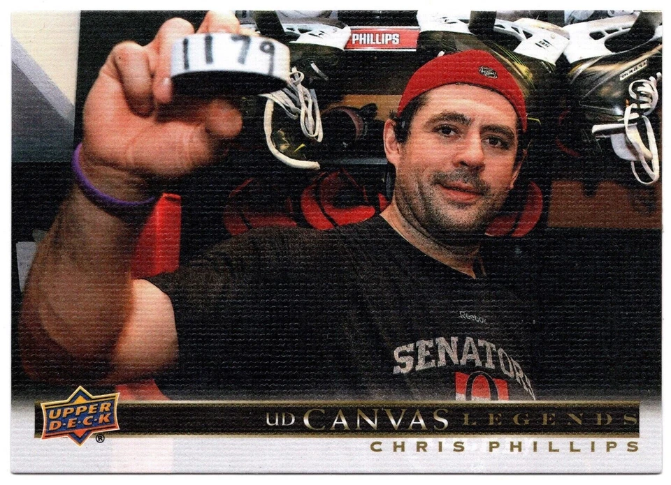 2020-21 SP Signature Edition Legends UD Canvas CHRIS PHILLIPS #C-72 Senators - Image 1 of 1