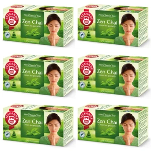 TEEKANNE - Zen-Chai Green Tea - Grüner Tee mit Zitronen&Mango - 6 x 20 Teebeutel - Bild 1 von 5