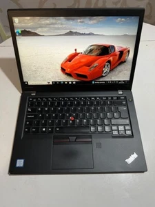 Lenovo ThinkPad T470s Laptop 14" HD SLIM i5 7th Gen. 12gb RAM 256gb ssd clean ๐ฏ - Picture 1 of 9