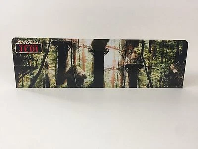 Telón de fondo personalizado vintage Star Wars Ewok Village para soporte de exhibición gris original Foto 1 de 2