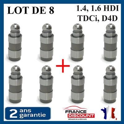 8X Poussoir Hydraulique de Soupape pour DS3 DS4 DS5 1.6 BlueHdi DUCATO SCUDO JTD - Immagine 1 di 4