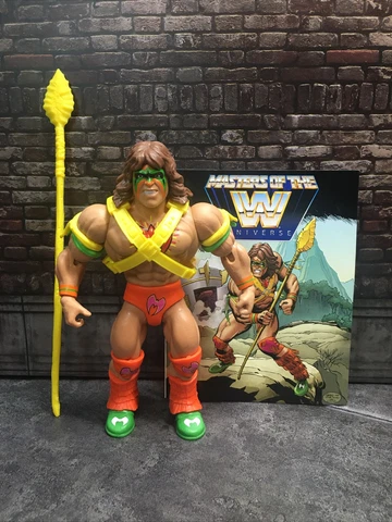 Mattel Masters Of The WWE Universe Ultimate Warrior (Wave 1) 100% Complete Cover