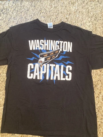 Washington Capitals LS Black T-Shirt XL Cover