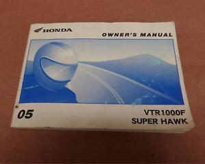 2001-2005 Honda Super Hawk 1000 VTR1000 Owners Manual