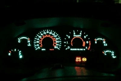 Комплект для переделки приборной панели со светодиодами синего цвета для Ford Mustang 4-го поколения 1994-1998 годов выпуска - Изображение 1 из 3