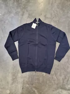 Cashmere Company Perugia Strickjacke Zipper wendbar dunkelblau /grau Gr.50 - Bild 1 von 7