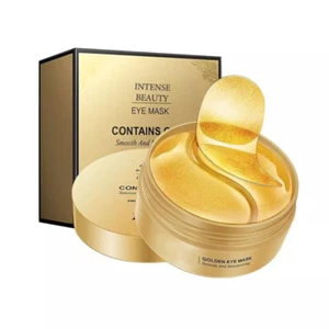 24K Gold 60 PCS Collagen Eye Patches Anti Aging ,Wrinkles Dark Circles - Picture 1 of 7