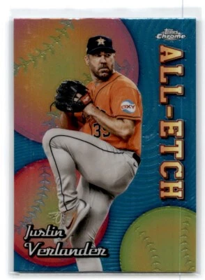 2024 Topps Chrome Justin Verlander All-Etch #CAE-12 Astros - Image 1 of 2