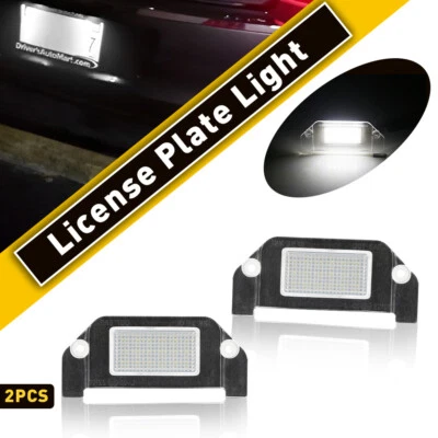 For 2005-2014 Chrysler 300 300C 300S White LED License Plate Light Accessories 2 - Image 1 of 4