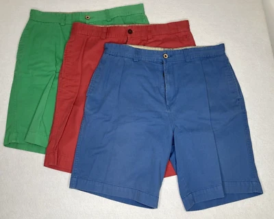 Bermudas para hombre Caribbean Joe azul/coral/verde talla 36 lote/3 Foto 1 de 4