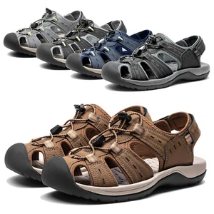 Mens Quick Dry Athletic Sandals Outdoor Hiking Sandals Lightweight Beach Sandals - Picture 1 of 19