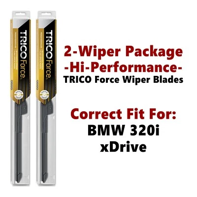 Limpiaparabrisas de alto rendimiento de 2 unidades para BMW 320i xDrive 2013+ - 25240/190 Foto 1 de 4