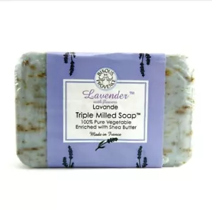 Bisous de Provence French Lavender Triple Milled Soap Made France Trader Joe’s - Picture 1 of 2