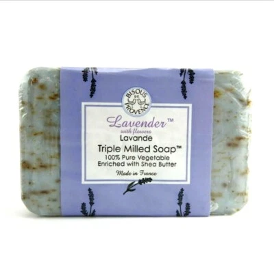 Bisous de Provence French Lavender Triple Milled Soap Made France Trader Joe’s - Image 1 of 2