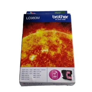 brother LC980M MAGENTA Ink Cartridge New in Box Sealed Cartridge - Date 2023.05 - Imagen 1 de 9