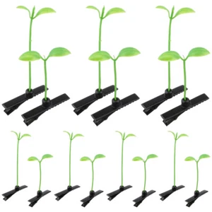 50 Pcs Hairpin Sprout Clips Bulk Plastic Child Girl - Picture 1 of 11