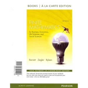 Finite Mathematics for Business, Economics, Life Sciences and Social 13th Loose - Bild 1 von 1