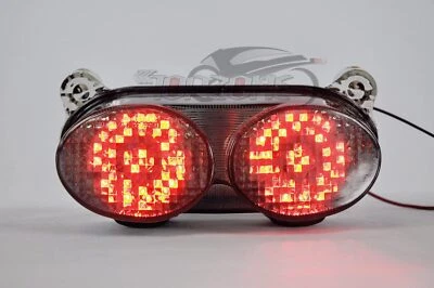Luz trasera de freno LED 98 - 02 Kawasaki ZX6R ZX 9R ZX 7R y 05 - 07 ZZR 600 Smoke Foto 1 de 4