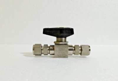 SWAGELOK SS-83KS8-TUV 3-PIECE HIGH PRESSURE BALL VALVE, PCTFE SEATS, 1/2" OD #2 - Image 1 of 4