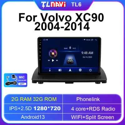Android Car Radio For Volvo XC90 2004-2014 GPS Multimedia Player Stereo Screen - Image 1 of 4