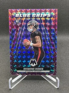 2022 Mosaic Blue Chips RC Purple Desmond Ridder #BC-2 36/49 Falcons - Picture 1 of 2