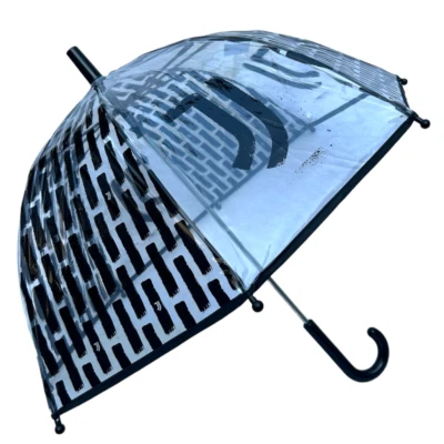 OMBRELLO JUVENTUS TRASPARENTE CUPOLA MANUALE 8 RAGGI BAMBINO - S05757MC - Immagine 1 di 4