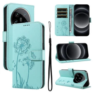 Flower Dandelion Wallet Phone Case for Xiaomi 15 14 14T 12T 13 12 11 POCO F6 X6 - Picture 1 of 18