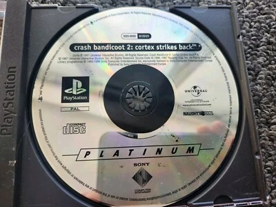 Crash Bandicoot 2 Cortex Strikes Back Playstation 1 ,Pal, Disc Only,No Scratches - Image 1 of 2