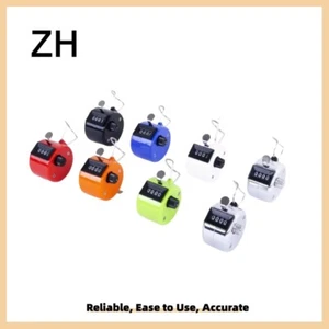 Hand Tally Counter 4 Digit Number Dual Clicker Golf Handy Convenient Red(8pcs) - Picture 1 of 6