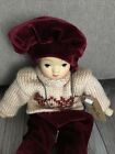 Springford Doll w/Sweater & Cap Porcelain Head and Hands 10”, RARE!