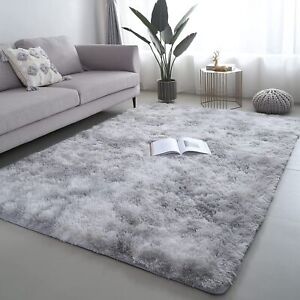 Fluffy Rugs Anti-Slip Large shaggy rug super Soft Mat Living Room Bedroom Carpet
