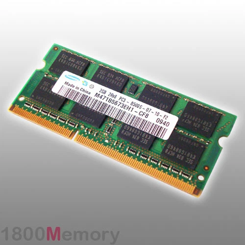 Apple Mac 2GB Memory 1066MHz DDR3 PC3-8500 RAM MacBook Pro iMac Mini Core 2 Duo - Image 1 of 1