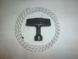 5' x 3/16" Premium Nylon Starter rope W/ Universal Pull Start Handle - Imagen 1 de 1
