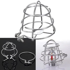 Silver Cage Protector Iron/steel Sprinkler Bracket Deep Cage Fire Sprinklers - Picture 1 of 11