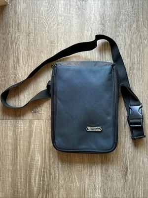 Nintendo Gameboy Travel Carrying Case Bag Zipper Strap, Blue Black DS - Image 1 of 4