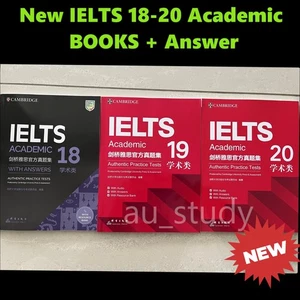 2025 LATEST BRAND NEW Cambridge IELTS 18- 20 Academic TextBook Book+ Answer Key - Picture 1 of 6