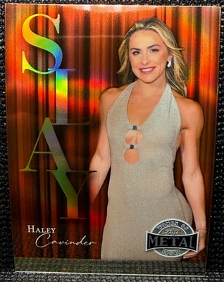 🏀 Haley Cavinder 5/7 - Slay - 2025 Hoja Metal Mujer Deporte Foto 1 de 3