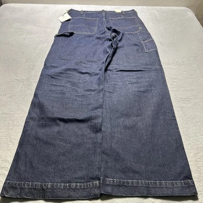 Pantalones de mezclilla holgados Y2K 2000s Deadstock Cargo Beyond para mujer 10S 31x30 Carpenter Hamilton Foto 1 de 4